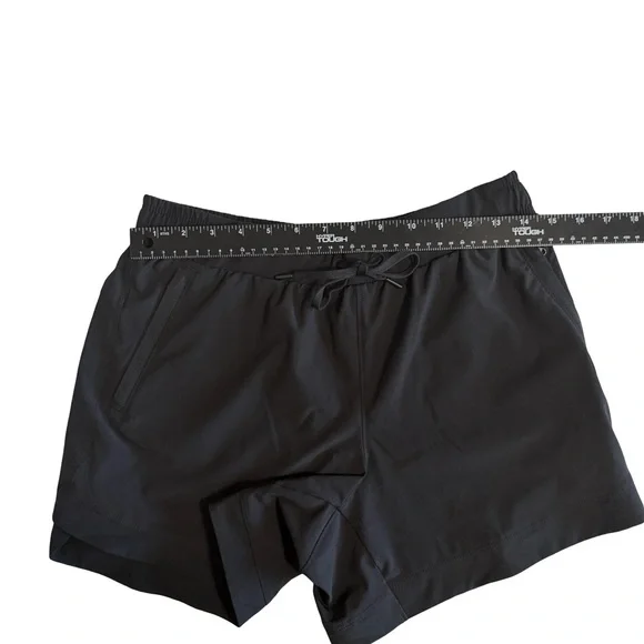 CALIA by Carrie Underwood Black Elastic Waist Athletic Shorts - Picture 3 of 5